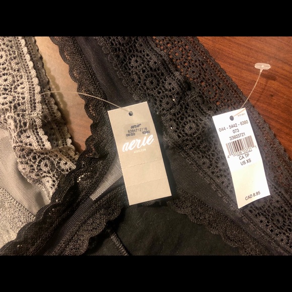 Aerie thong - grey and black - Picture 3 of 3
